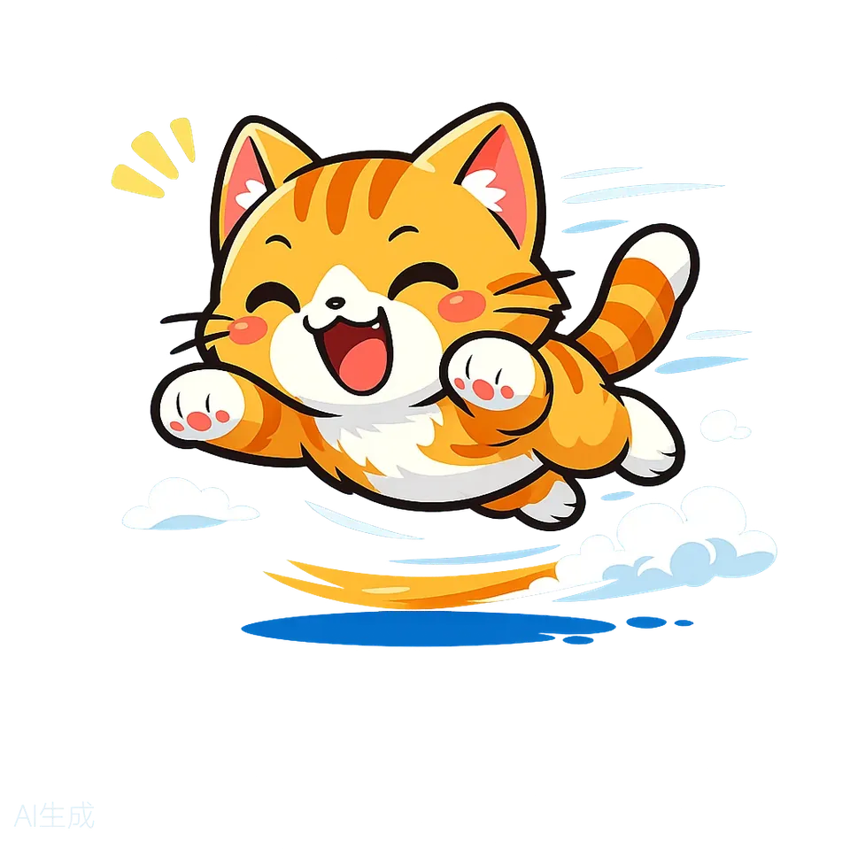 Energetic cat ready for controlled chasing and pouncing play